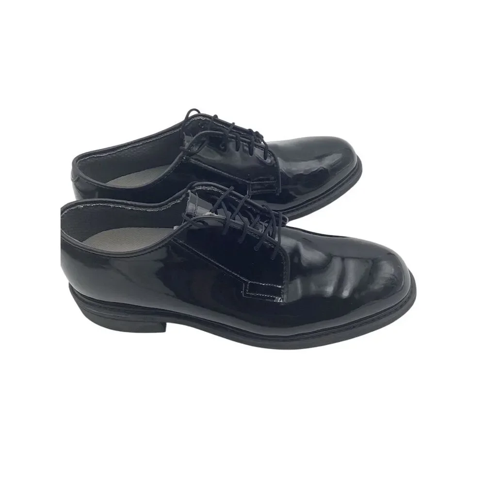 Bates Men's High Gloss Oxford‎ Dress Shoes Black Size 10 D